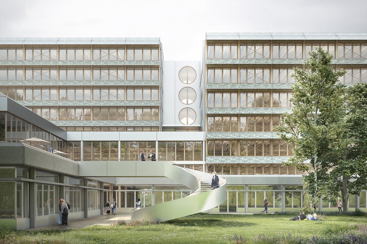 Das Projekt «Les Halles» gewann den Architekturwettbewerb für die Gesamterneuerung des gewerblichen Berufs- und Weiterbildungszentrums St.Gallen (GBS).