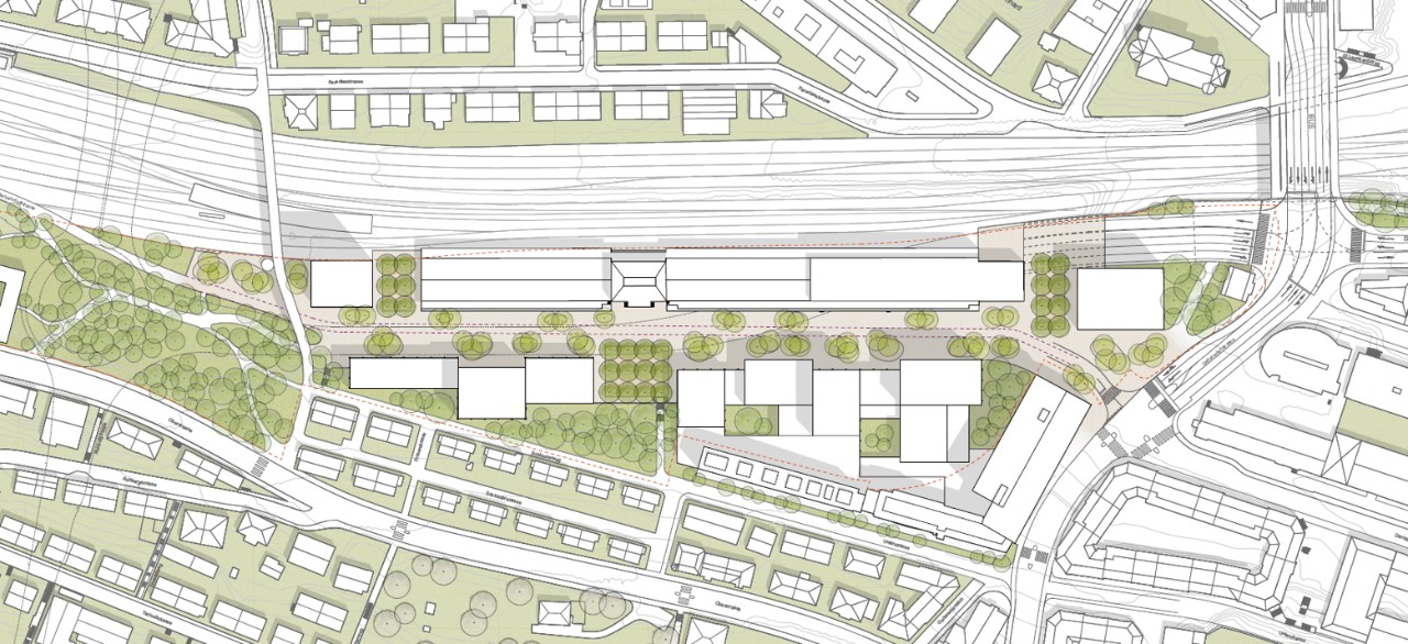 Die Testplanung für das Güterbahnhof-Areal hat gezeigt, dass sowohl der Bau des neuen Autobahnanschlusses wie auch eine sinnvolle Arealentwicklung möglich sind. 