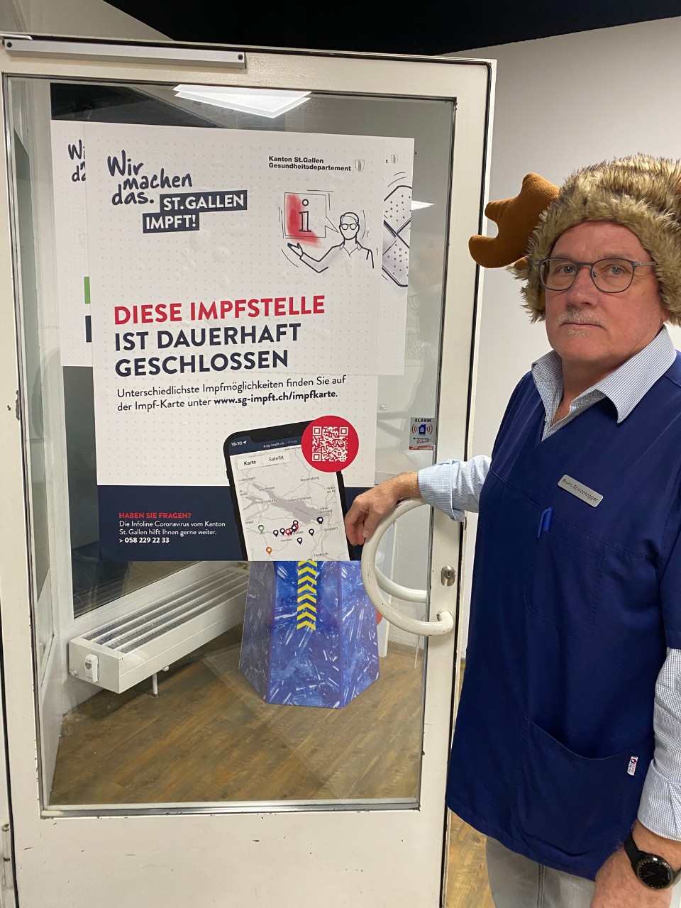 Herunterfahren der Impfangebote
