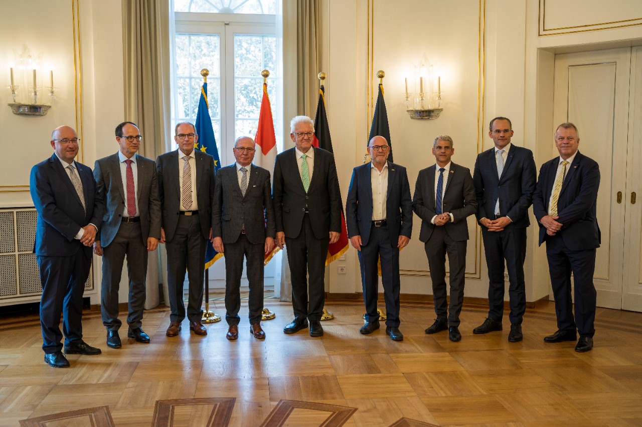 Besuch der St.Galler Regierung bei Winfried Kretschmann, Ministerpräsident des Landes Baden-Württemberg