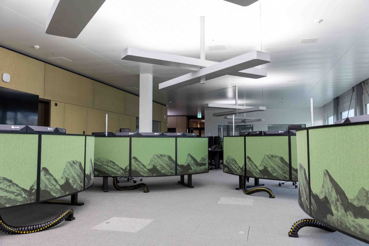 Die neue Leitzentrale steht im Lerchenfeld in der Stadt St.Gallen.