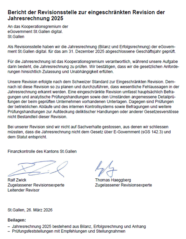 Revisionsbericht 2025