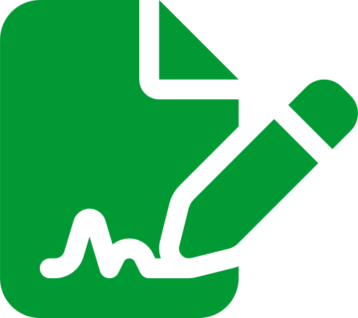 Icon Papier schreiben