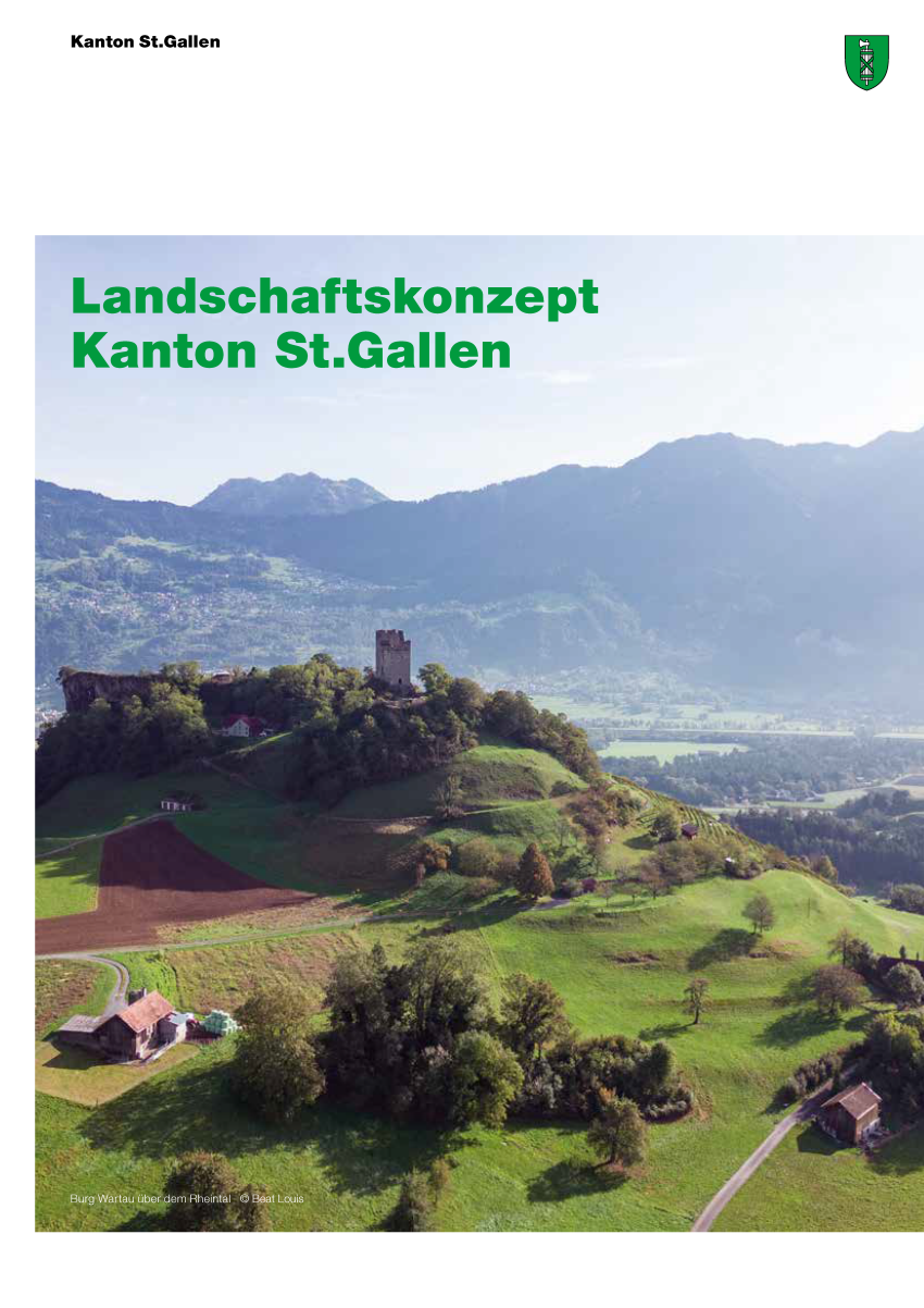 Link auf den Bericht Landschaftskonzept Kanton St.Gallen
